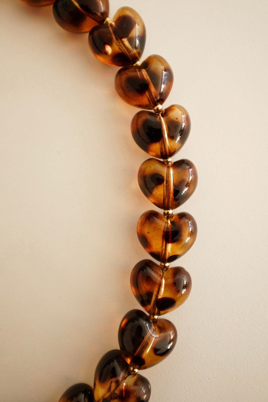 Colar Coração Leopardo