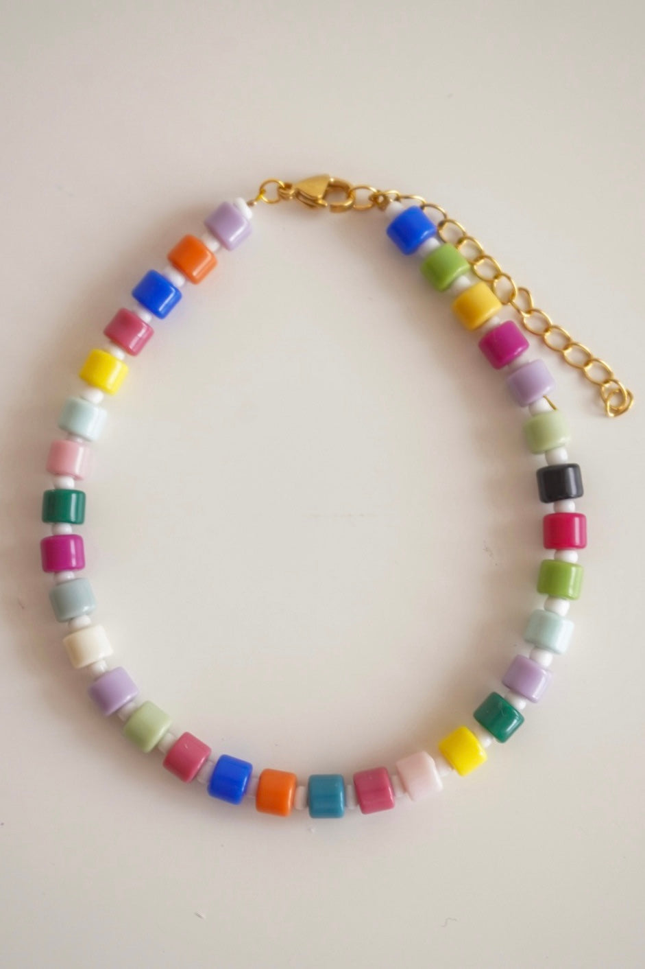 Pulseira Tornozelo Tubos Cores