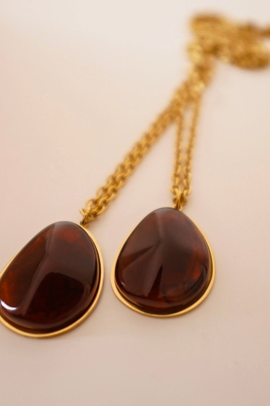 Colar Pedra Castanha