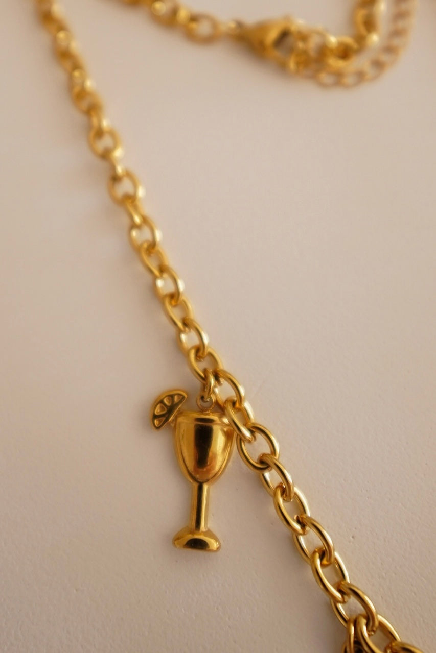 Colar Charms Summer