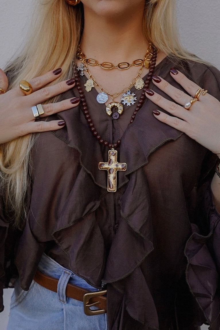 Colar Charms Mistura