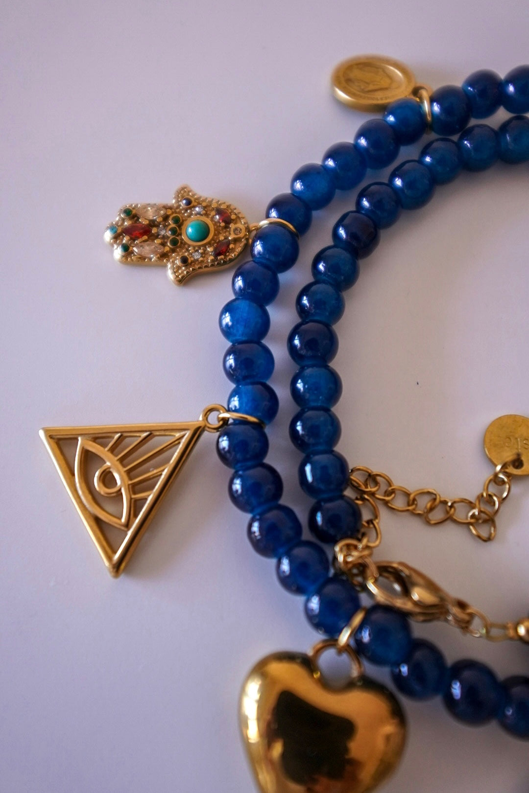 Colar Charms Azul