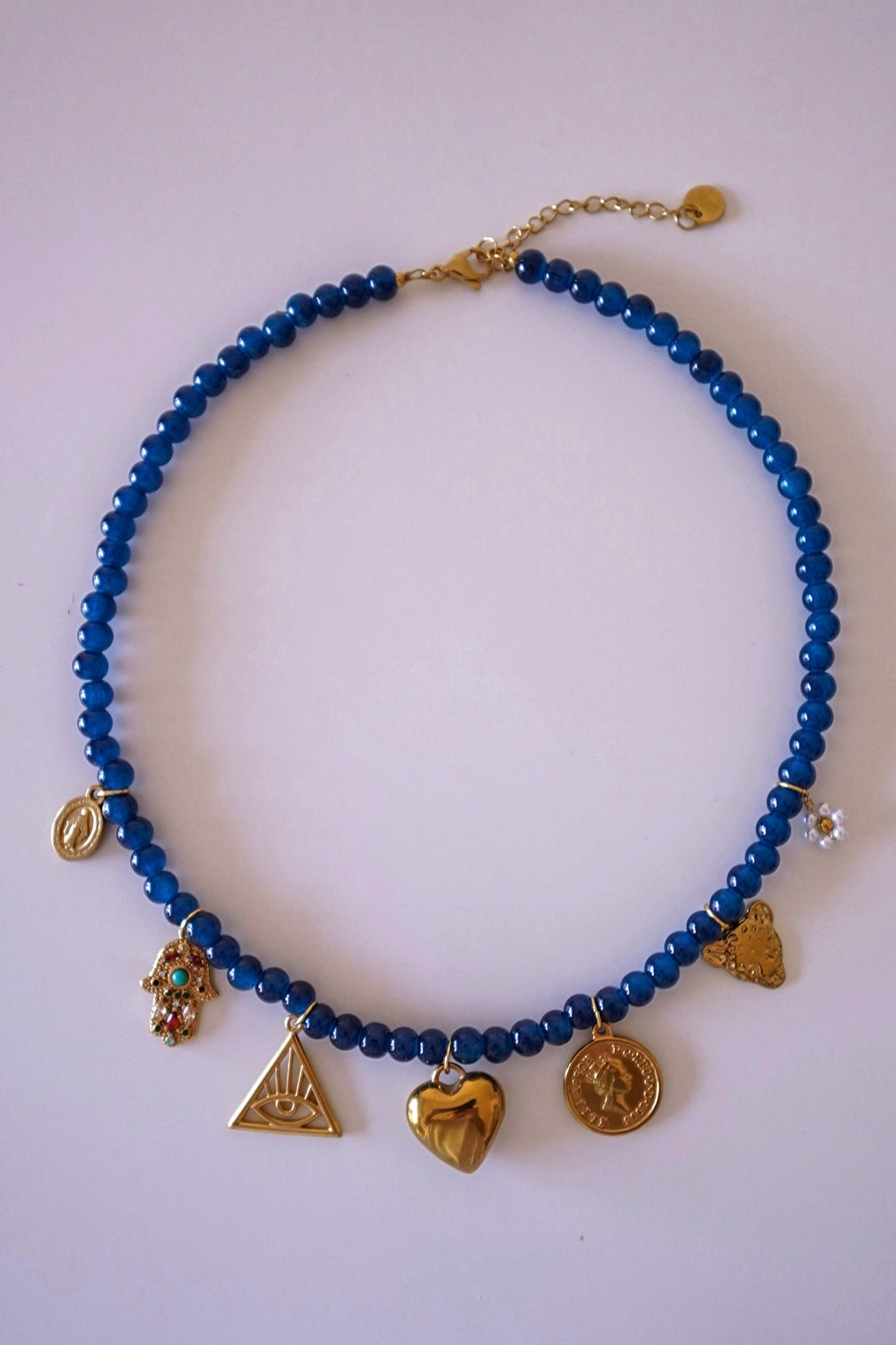 Colar Charms Azul