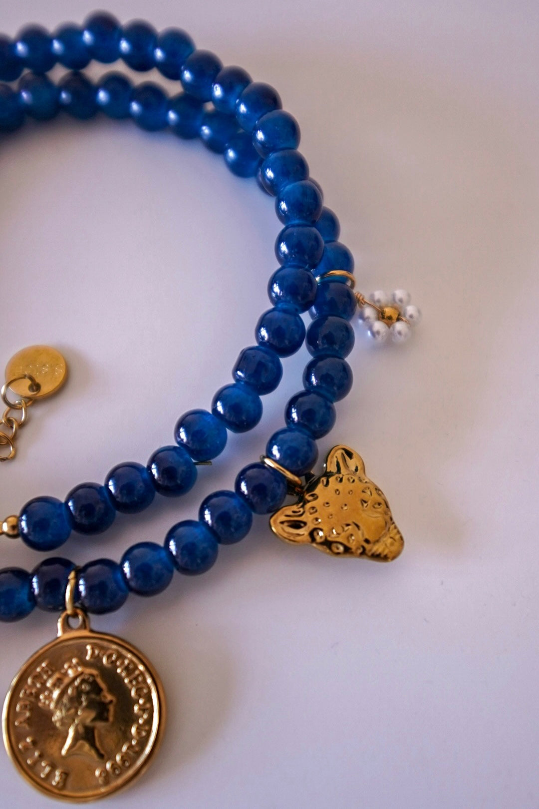 Colar Charms Azul