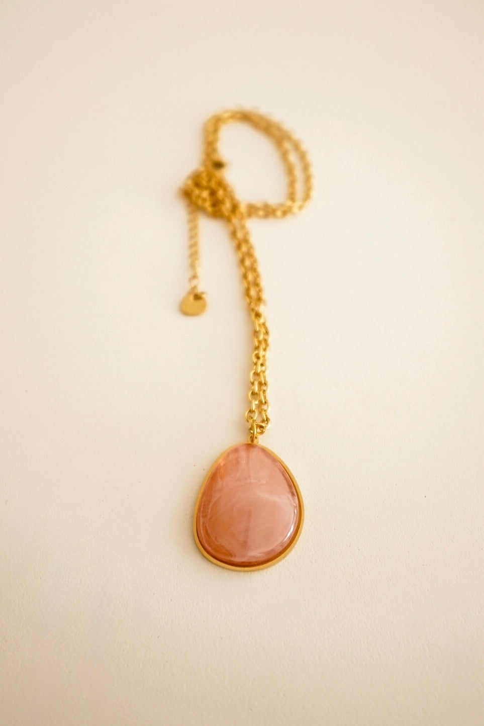 Colar Pedra Rosa