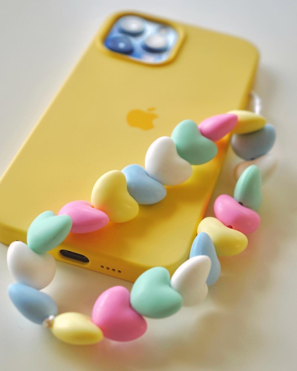 Phone Strap Corações Pequena