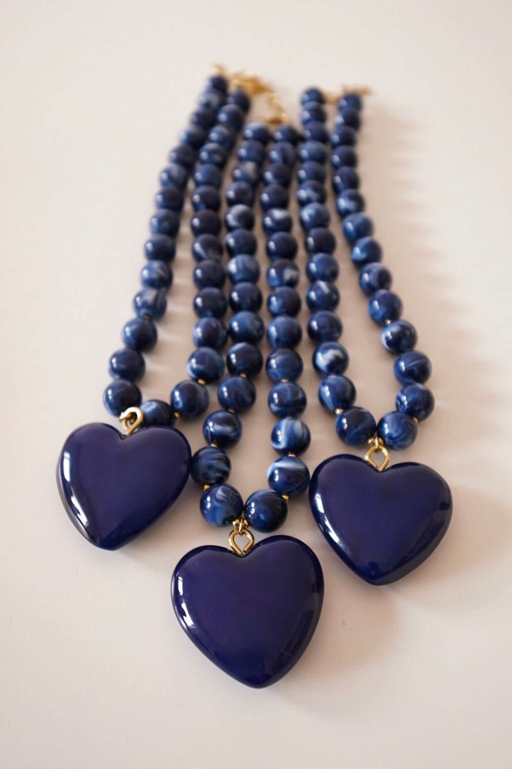 Colar Coração Azul