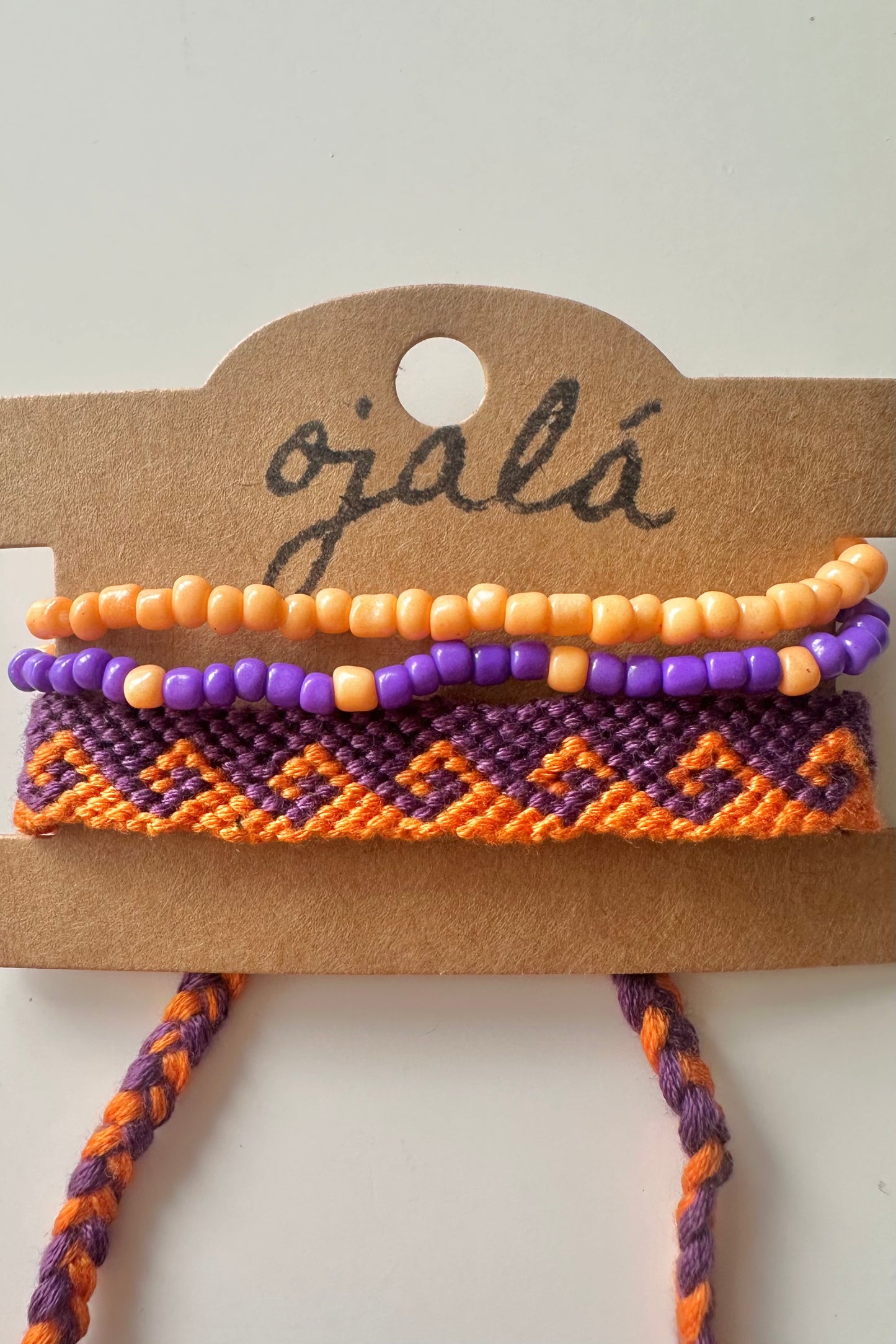 Conjunto Pulseiras Ondas Roxo