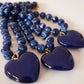 Colar Coração Azul