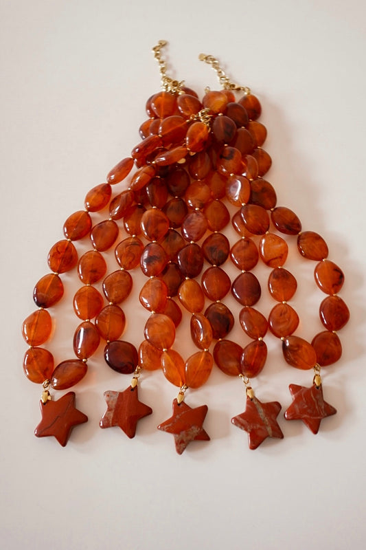 Colar Estrela Âmbar
