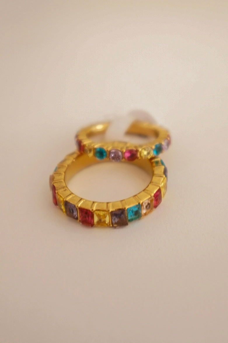 Anel Zircónias Cores II