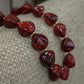 Colar Bolas Vermelho