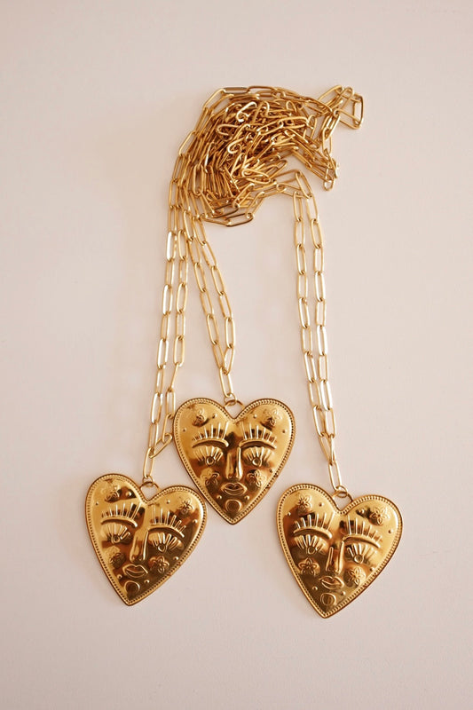 Colar Comprido Coração