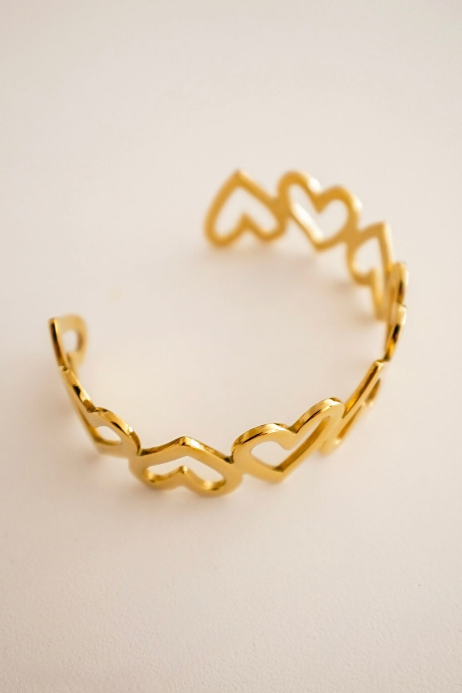 Pulseira Corações