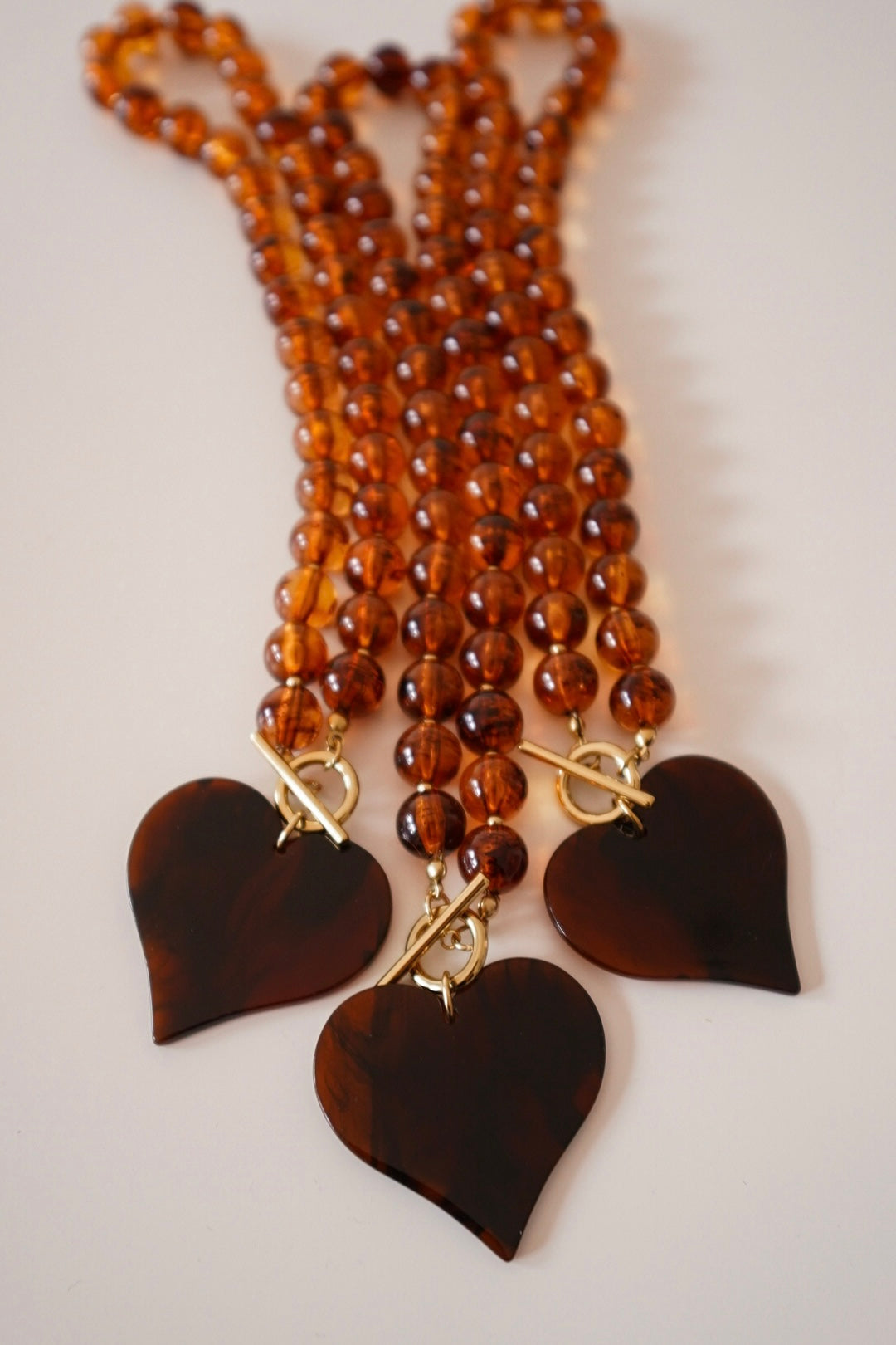 Colar Coração Âmbar