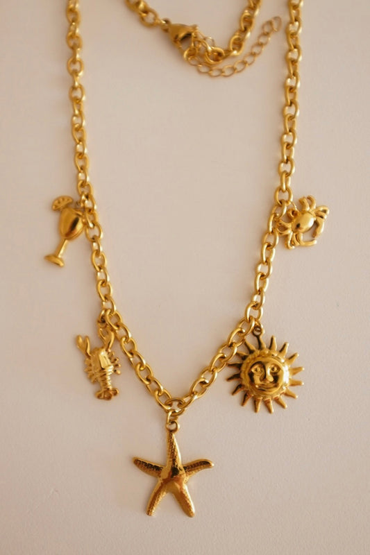Colar Charms Summer