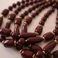 Colar Pedras Castanho