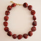 Colar Bolas Vermelho