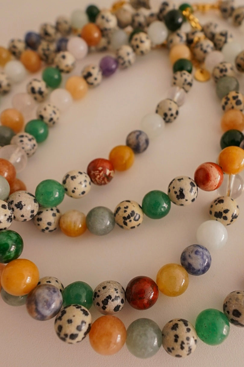 Colar Mistura Pedras Naturais