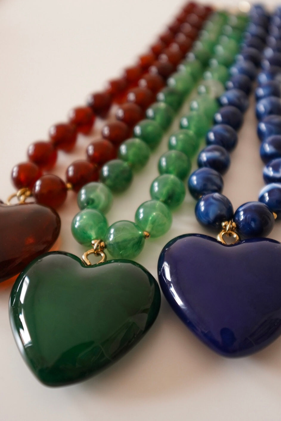 Colar Coração Azul