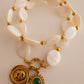 Colar Madrepérola Medalhas