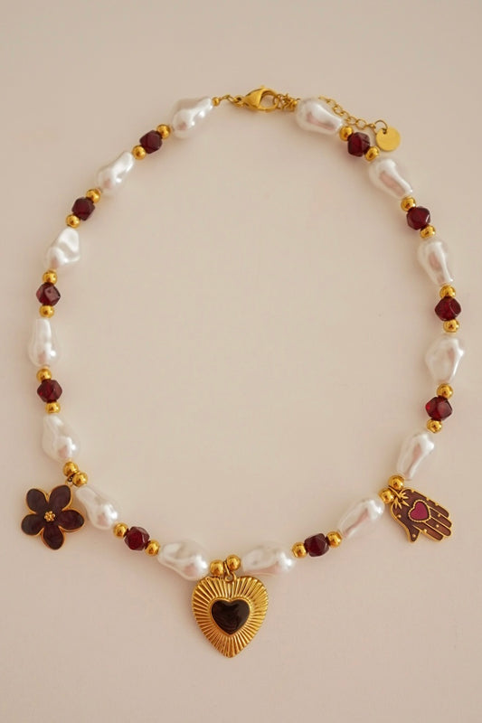 Colar Pérolas Pendentes