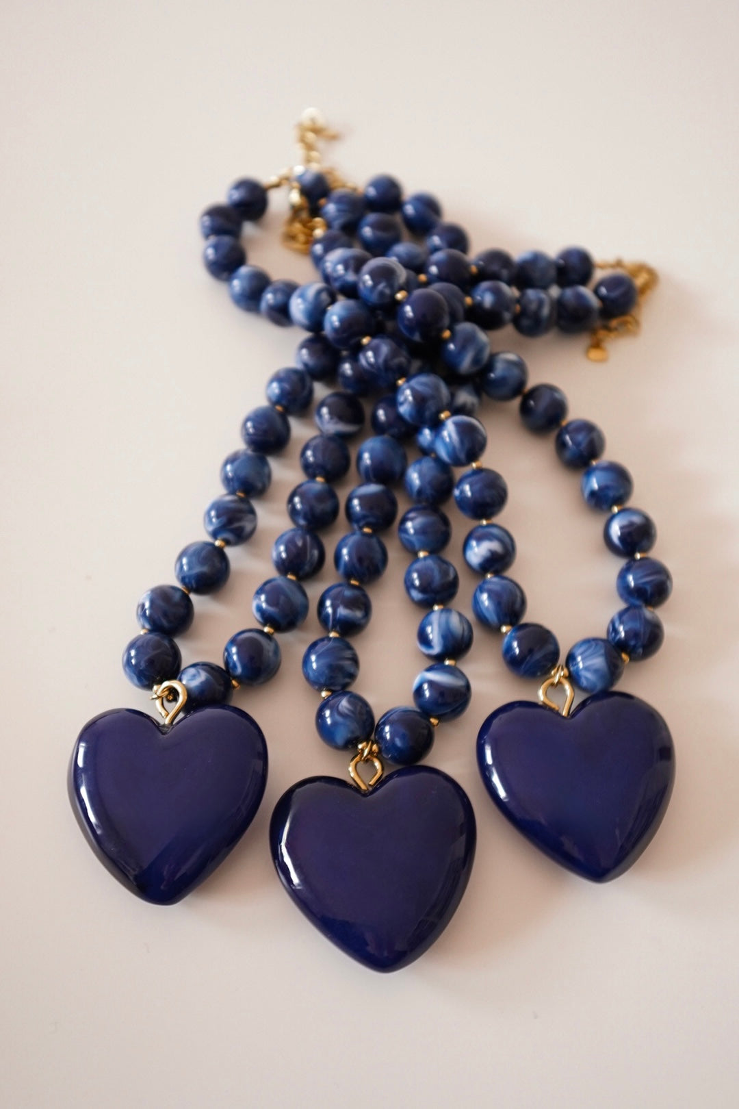 Colar Coração Azul