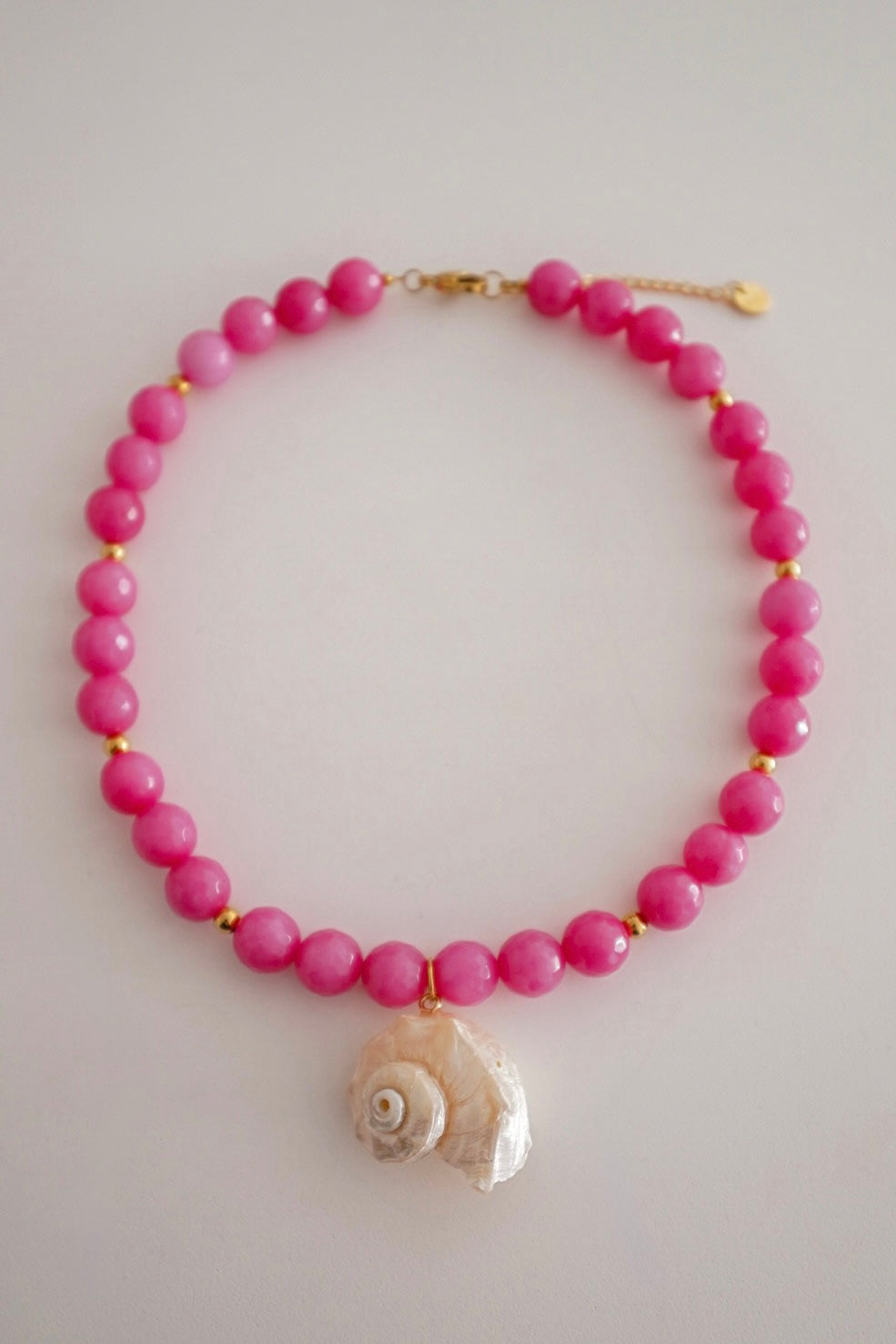 Colar Pedras Naturais Caracol