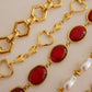 Pulseira Corações