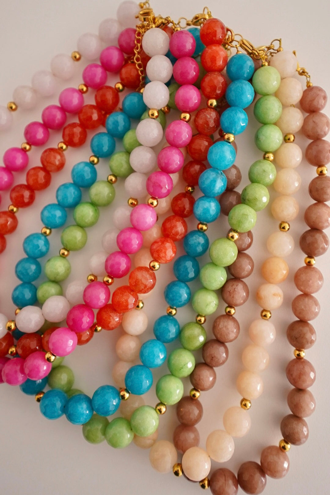 Colar Bubble Pedras Naturais