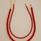 Colar Bolas Grandes Vermelho