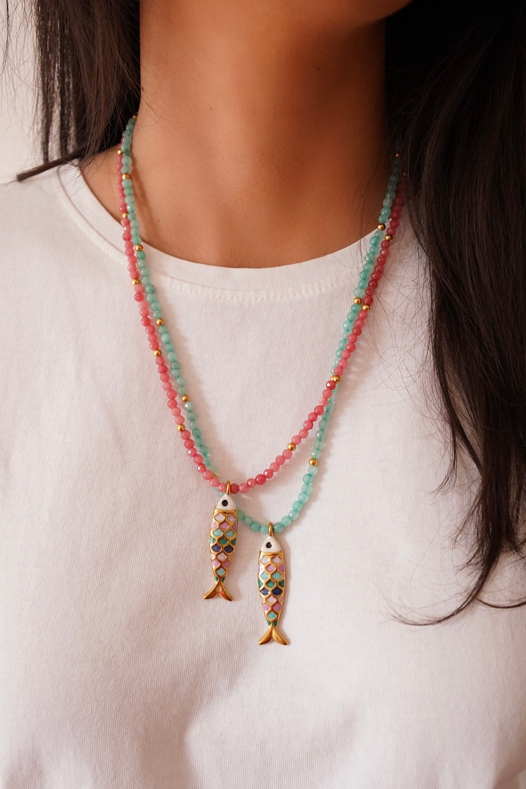Colar Peixe Cores