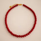 Colar Bolas Grandes Vermelho
