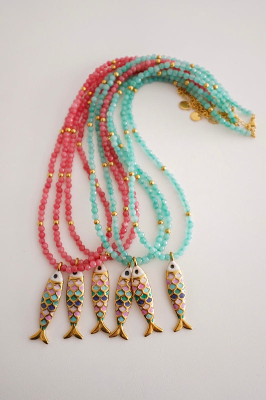 Colar Peixe Cores