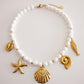 Colar Branco Charms