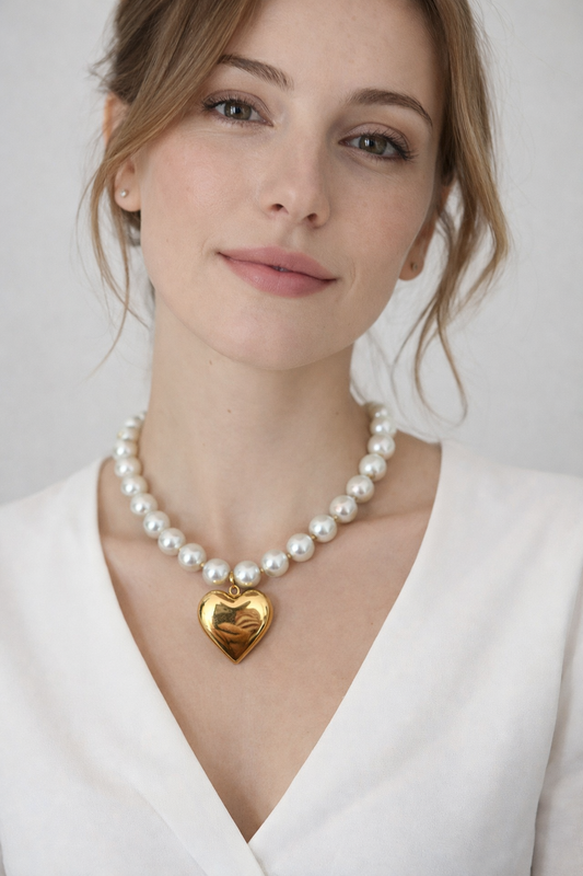 Colar Pérolas Grandes