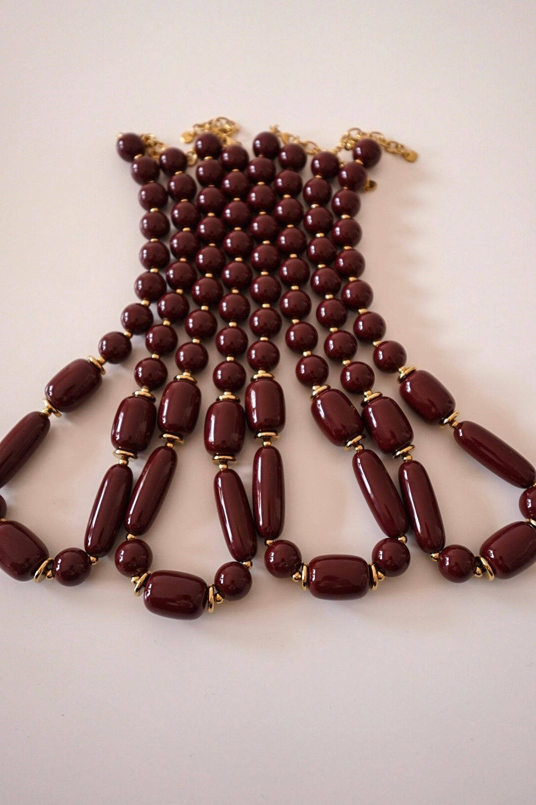 Colar Pedras Castanho