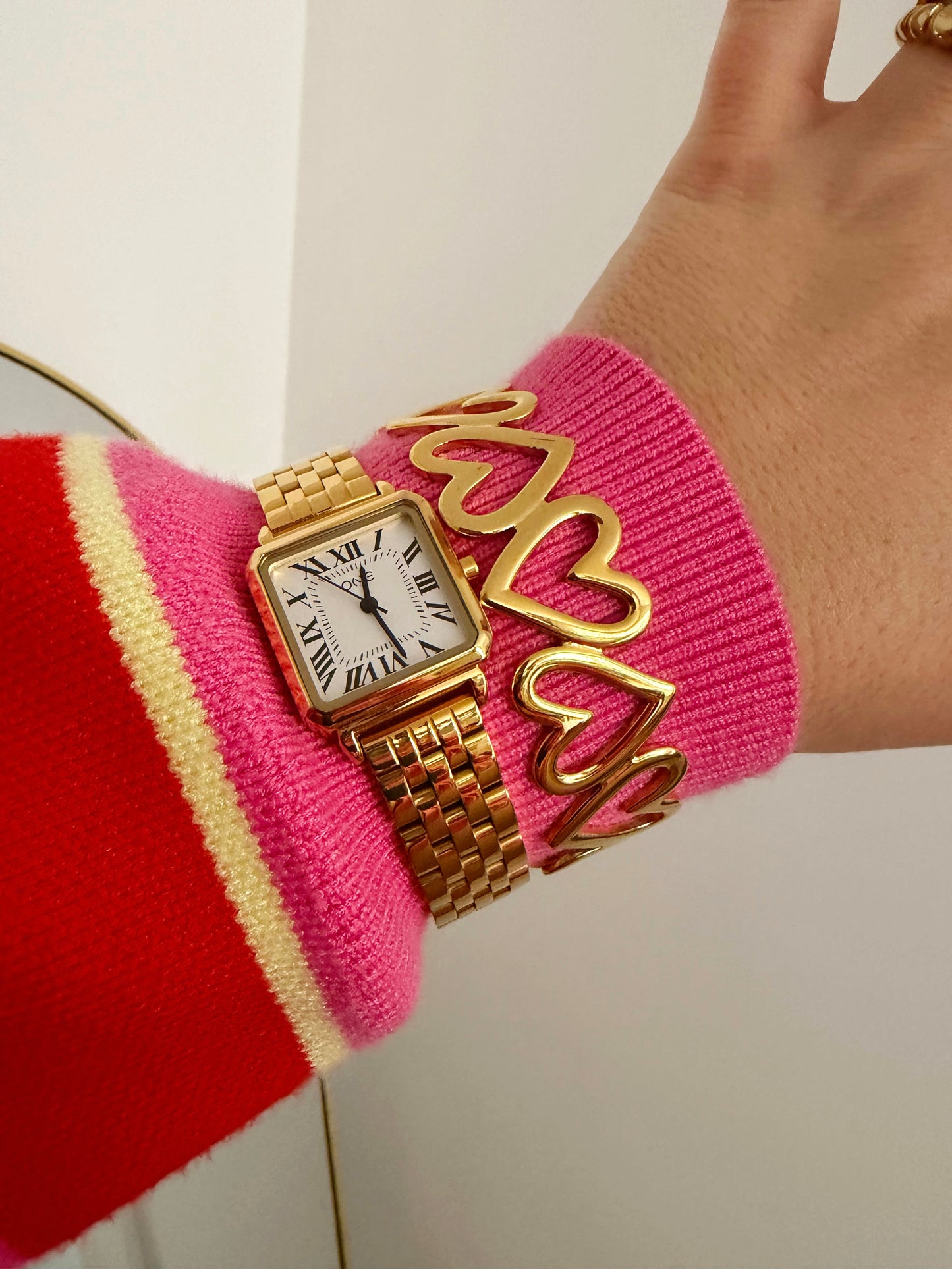 Pulseira Corações